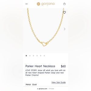 Gorjana 18k gold necklace - like new only worn a few times. Great for layering!